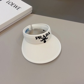 PRADA, шляпа с широкими полями, черно-белая, очень популярная мод