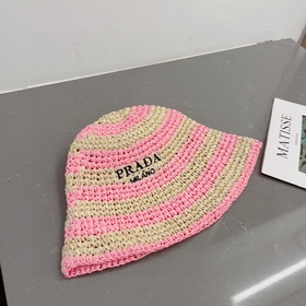 PRADA Пальто из соломы, рыбацкая шляпа, ручной работы, официальна