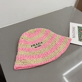 PRADA Пальто из соломы, рыбацкая шляпа, ручной работы, официальна