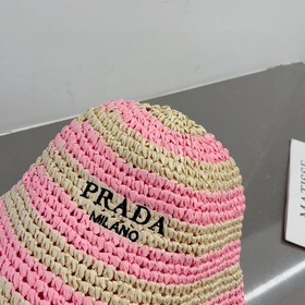 PRADA Пальто из соломы, рыбацкая шляпа, ручной работы, официальна