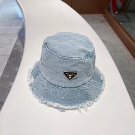 Prada весна-лето, новая модель джинсовой рыбацкой кепки Ретро-сти