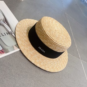 PRADA Пrada, новый шляпа с плоским верхом, окружность головы 57 с