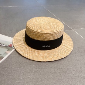 PRADA Пrada, новый шляпа с плоским верхом, окружность головы 57 с