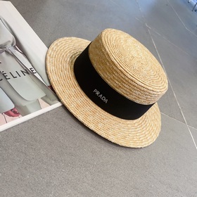 PRADA Пrada, новый шляпа с плоским верхом, окружность головы 57 с