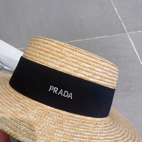 PRADA Пrada, новый шляпа с плоским верхом, окружность головы 57 с
