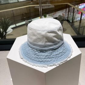 Prada джинсовая кепка-рыбачка, эффект вымытого цвета, идеальный а