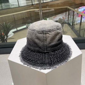 Prada джинсовая кепка-рыбачка, эффект вымытого цвета, идеальный а