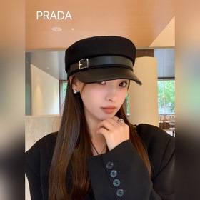 PRADA Новая модель берета для женщин, летне-осенний корейский сти