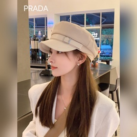 PRADA Новая модель берета для женщин, летне-осенний корейский сти