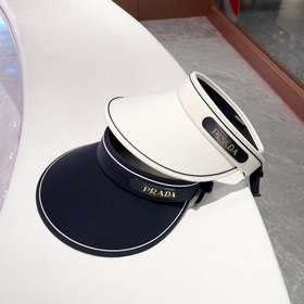 PRADA Прада шляпа с козырьком, кепка, оболочка для волос, большой