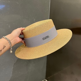 PRADA Пrada, новый шляпа с плоским верхом, окружность головы 57 с