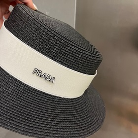 PRADA Пrada, новый шляпа с плоским верхом, окружность головы 57 с