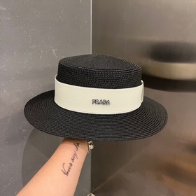 PRADA Пrada, новый шляпа с плоским верхом, окружность головы 57 с