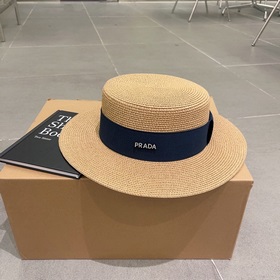 PRADA Пrada, новый шляпа с плоским верхом, окружность головы 57 с