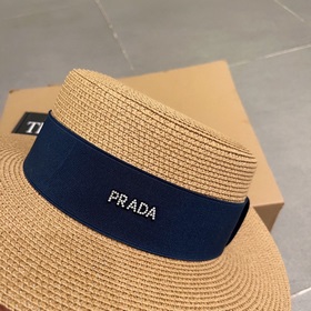 PRADA Пrada, новый шляпа с плоским верхом, окружность головы 57 с