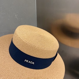 PRADA Пrada, новый шляпа с плоским верхом, окружность головы 57 с