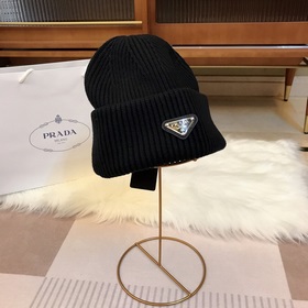 PRADA 2023 осенне-зимняя коллекция вязаных шапок, чрезвычайно поп