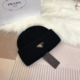 PRADA 2023 осенне-зимняя коллекция вязаных шапок, чрезвычайно поп