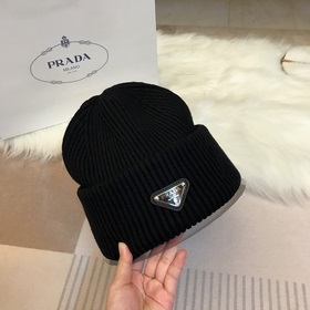 PRADA 2023 осенне-зимняя коллекция вязаных шапок, чрезвычайно поп
