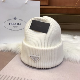 PRADA 2023 осенне-зимняя коллекция вязаных шапок, чрезвычайно поп