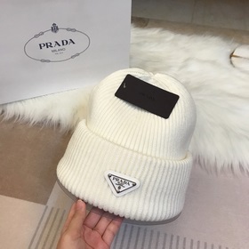 PRADA 2023 осенне-зимняя коллекция вязаных шапок, чрезвычайно поп