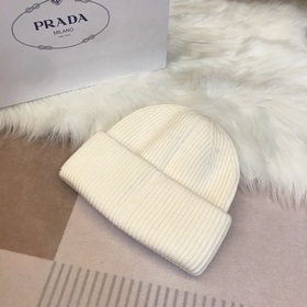 PRADA 2023 осенне-зимняя коллекция вязаных шапок, чрезвычайно поп