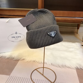 PRADA 2023 осенне-зимняя коллекция вязаных шапок, чрезвычайно поп