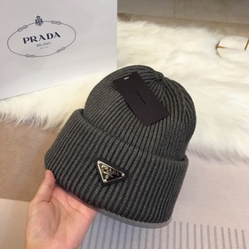PRADA 2023 осенне-зимняя коллекция вязаных шапок, чрезвычайно поп