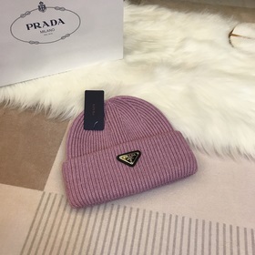 PRADA 2023 осенне-зимняя коллекция вязаных шапок, чрезвычайно поп