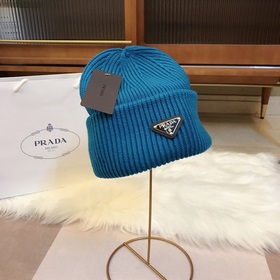 PRADA 2023 осенне-зимняя коллекция вязаных шапок, чрезвычайно поп