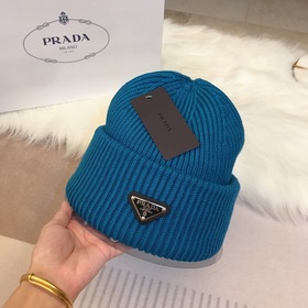 PRADA 2023 осенне-зимняя коллекция вязаных шапок, чрезвычайно поп