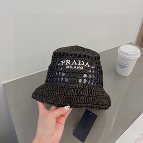 PRADA Пальто из соломы, рыбацкая шляпа, ручной работы, официальна
