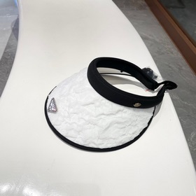 PRADA, шляпа с широкими полями, черно-белая, очень популярная мод