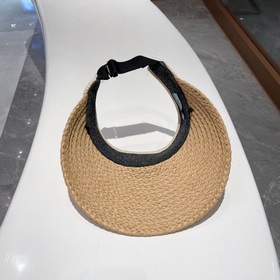 PRADA Пальто из соломы, шляпа с открытой макушкой, высокое качест