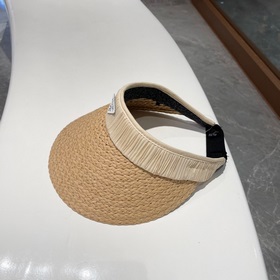 PRADA Пальто из соломы, шляпа с открытой макушкой, высокое качест