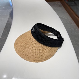 PRADA Пальто из соломы, шляпа с открытой макушкой, высокое качест