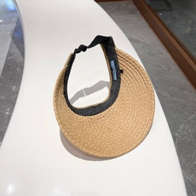 PRADA Пальто из соломы, шляпа с открытой макушкой, высокое качест