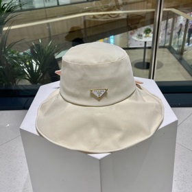 Prada женская модная шляпа с бабочкой, летняя шляпа с широкими по