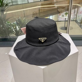 Prada женская модная шляпа с бабочкой, летняя шляпа с широкими по