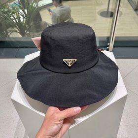 Prada женская модная шляпа с бабочкой, летняя шляпа с широкими по