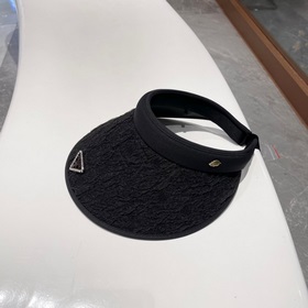 PRADA, шляпа с широкими полями, черно-белая, очень популярная мод