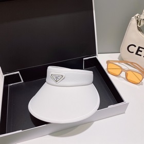 PRADA, шляпа с широкими полями, черно-белая, очень популярная мод