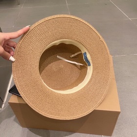 PRADA Пrada, новый шляпа с плоским верхом, окружность головы 57 с