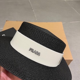 PRADA Пrada, новый шляпа с плоским верхом, окружность головы 57 с