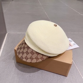 Шляпа Prada из соломы, высокое качество, очень красивая форма, мн