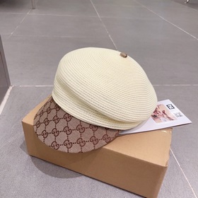 Шляпа Prada из соломы, высокое качество, очень красивая форма, мн