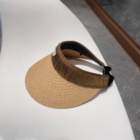 PRADA Пальто из соломы, шляпа с открытой макушкой, высокое качест