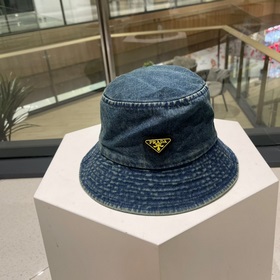 PRADA Прада Женская весенняя/летняя легкая кепка в стиле рыбацкой