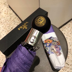 (Prada) Автоматически складывающийся зонт Prada с тремя слоями дл