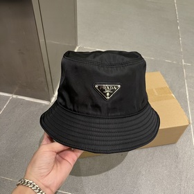 PRADA Рыбацкая кепка, кепка из парусины, обхват головы 57 см